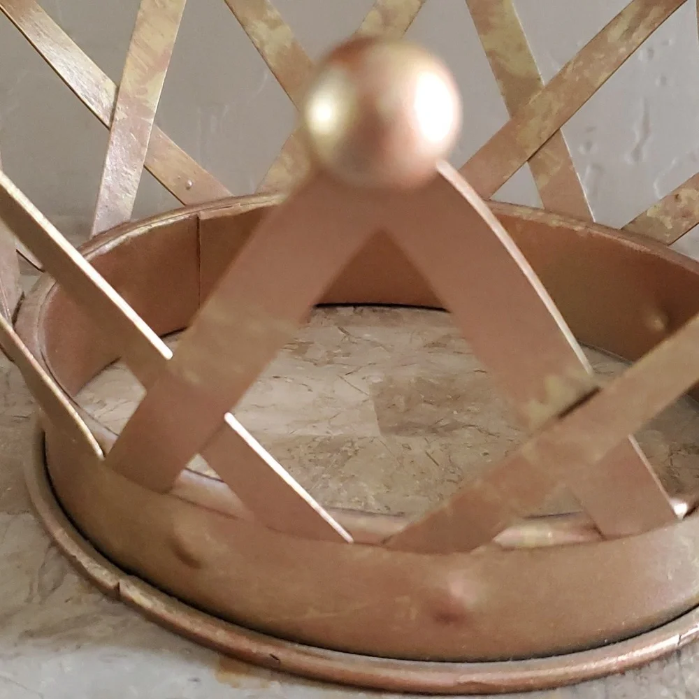 Vintage Brass Crown
